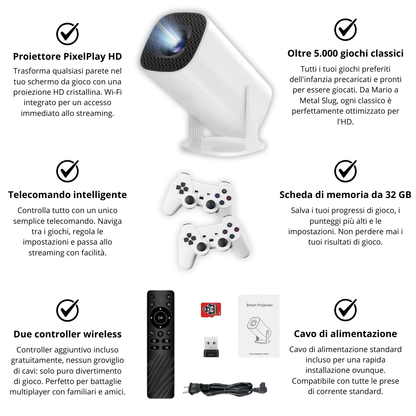 PixelPlay™ Proiettore da Gioco